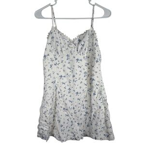 Trixxi Floral Mini Dress Spaghetti Strap Above Knee Flowers Juniors Large